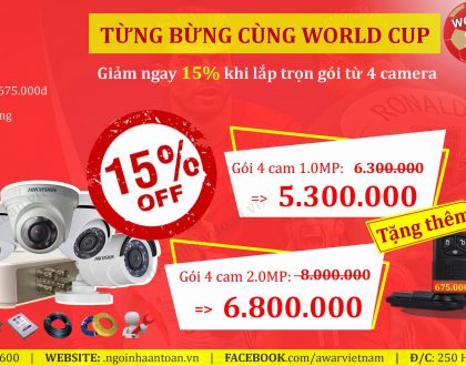 Khuyến mãi lắp đặt camera world cup