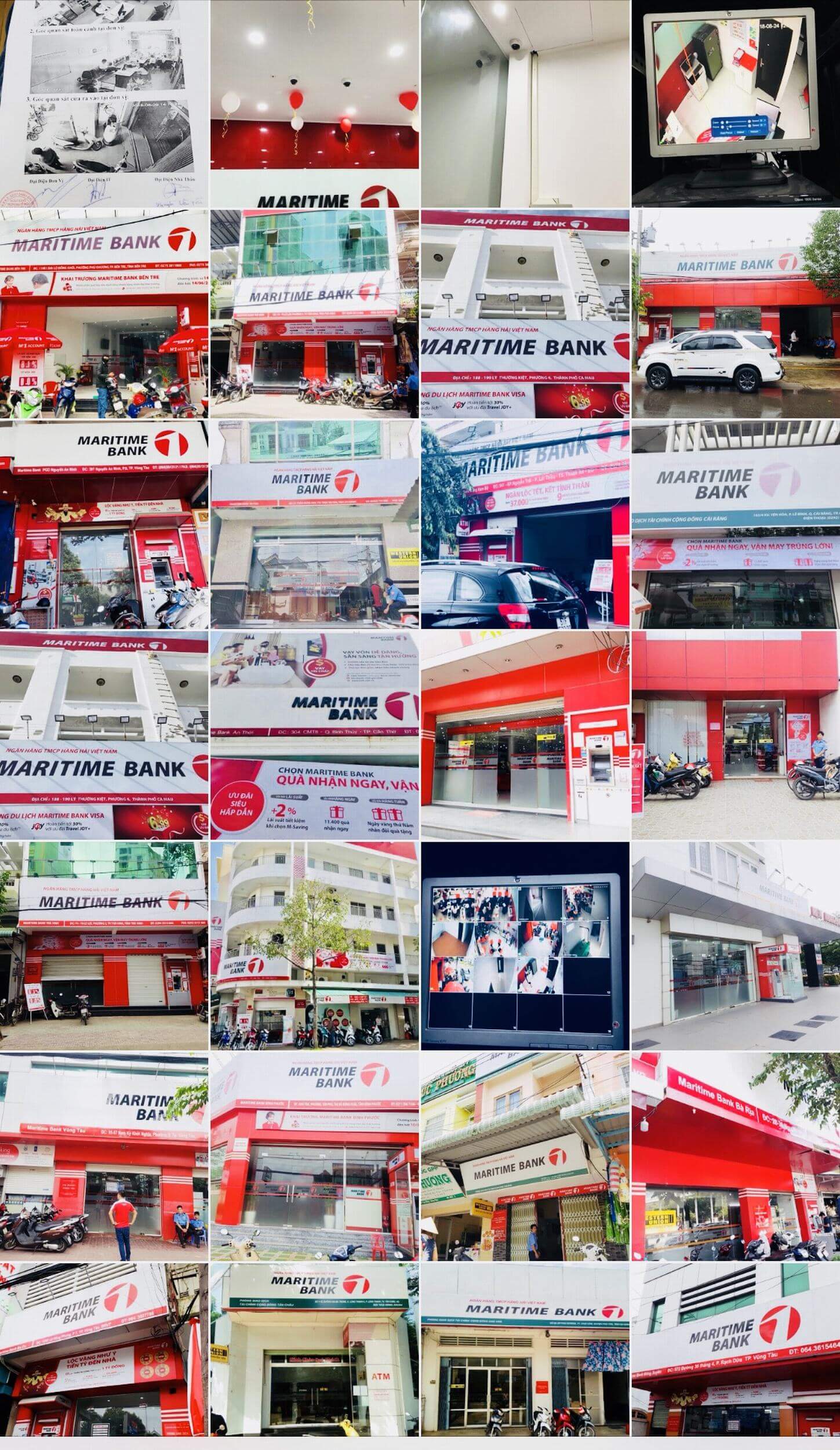 THI CÔNG CAMERA - BÁO ĐỘNG HỆ THỐNG NGÂN HÀNG MARITIMEBANK